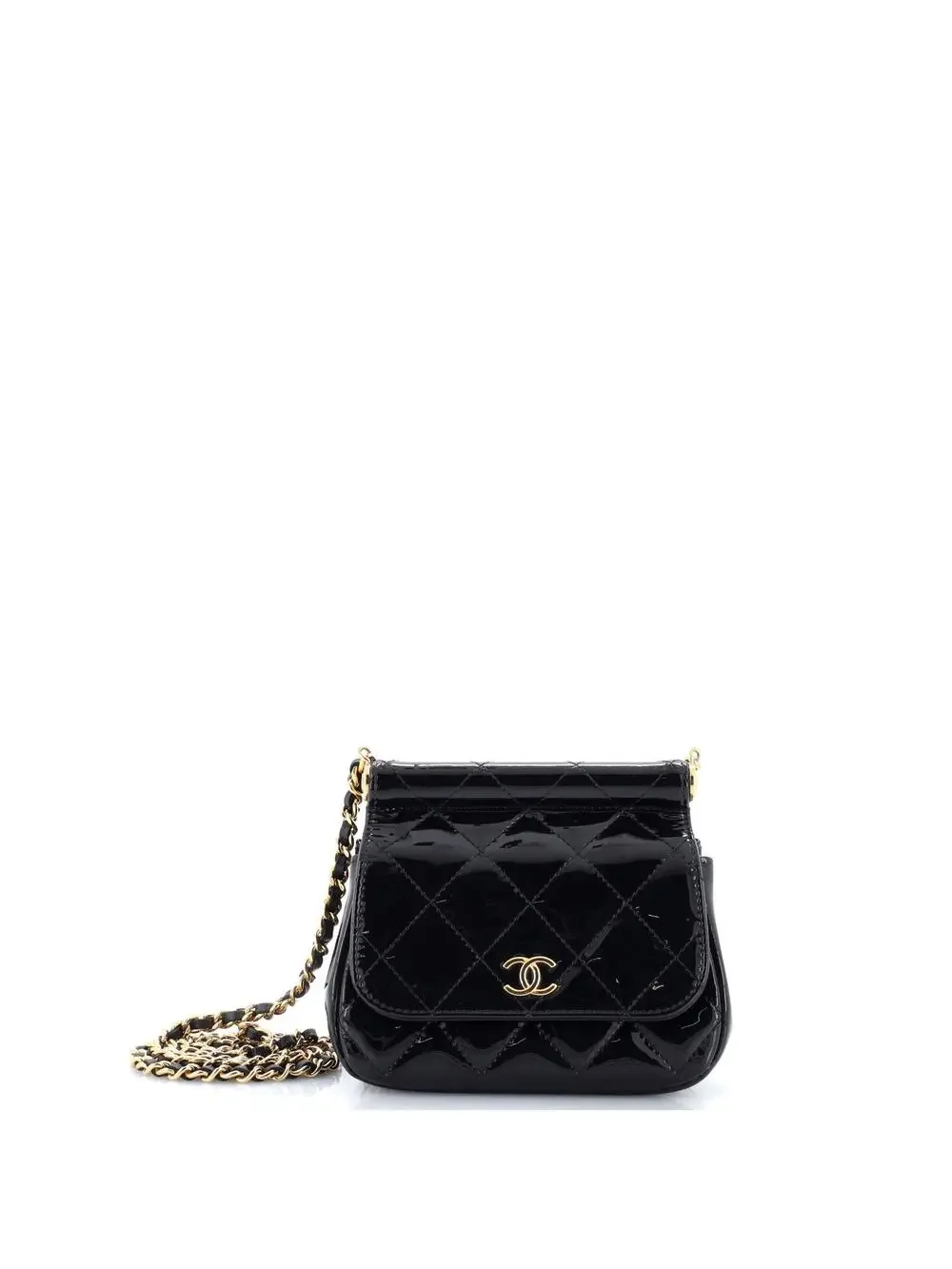 Chanel Cc Frame Flap Clutch With Chain #235165C36B